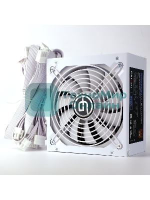 Блок питания Ginzzu MC800 14CM 80+Bronze Белый