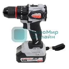 Дрель-шуруповерт ИНТЕРСКОЛ ДАУ-13/18В 55, 18 В, 2,5 Ач, 55 Нм, бесщеточный, ударный