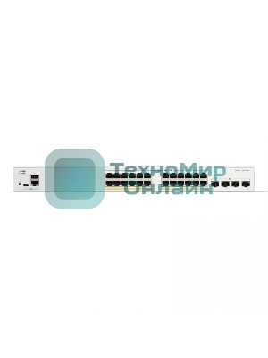 Коммутатор Cisco Catalyst C1200-24P-4X, 24×1 Гбит/с + 4×10 Гбит/с SFP+