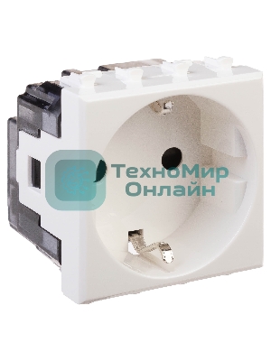 Розетка ДКС 4400002 2 мод. 2P+E Avanti 