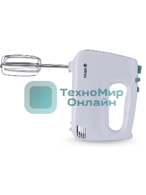 Миксер ручной Vitek VT-1490 белый/зеленый