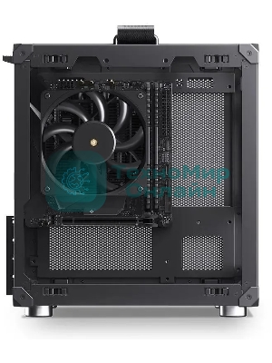 Компьютерный корпус JONSBO Computer Case C6Handle black hang-in version черный, Mini-Tower, материнская плата mATX, без БП, прозрачная боковая панель