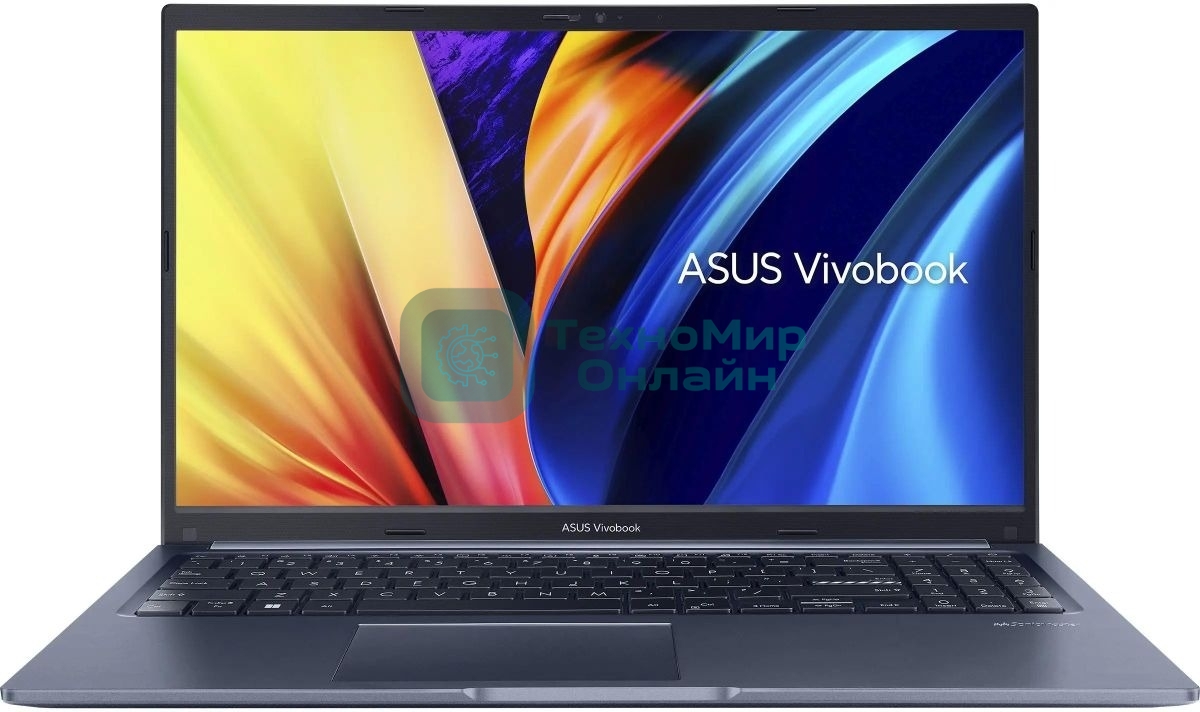 Ноутбук Asus Vivobook 15 X1502VA-BQ924 синий Core i7 13620H 16Gb SSD 512Gb Intel Iris Xe graphics 15.6