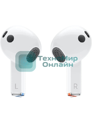 Наушники TWS Samsung Galaxy Buds3 белый, вкладыши, Bluetooth, активное шумоподавление, до 5 ч