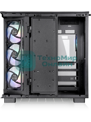 Компьютерный корпус Thermaltake View 380 XL TG ARGB черный без БП E-ATX 2x120мм 2xUSB3.0 audio bott PSU