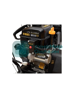 Бензиновая снегоуборочная машина Denzel SBM 610S PRO, 212cc, эл.старт, фара, обогрев