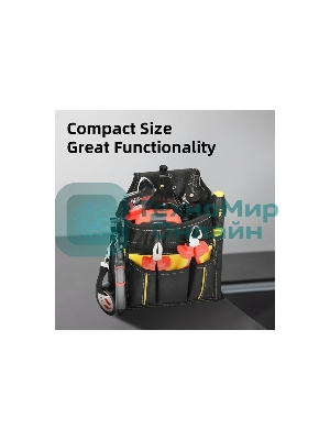 Поясная сумка монтажника Deli DLP08