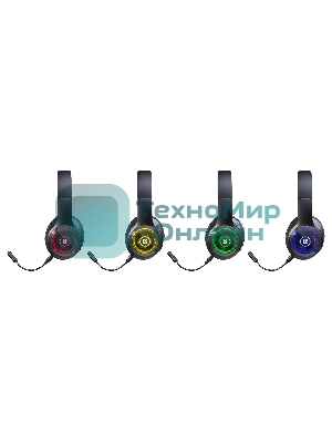 Гарнитура Defender FreeMotion B400 чёрный, беспроводная, Bluetooth, до 32 ч, подсветка