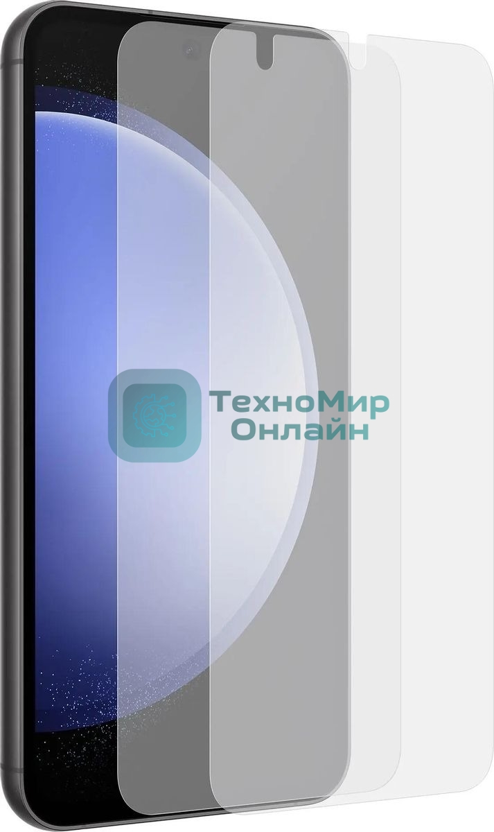 Защитная пленка для экрана Samsung прозрачный для Samsung Galaxy S23 FE прозрачный 2шт. (EF-US711CTEGRU)