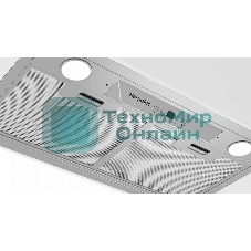 Встраиваемая вытяжка Hotpoint HPAE 52FLB X, управление сенсорное, Серебристый