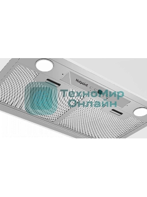 Встраиваемая вытяжка Hotpoint HPAE 52FLB X, управление сенсорное, Серебристый