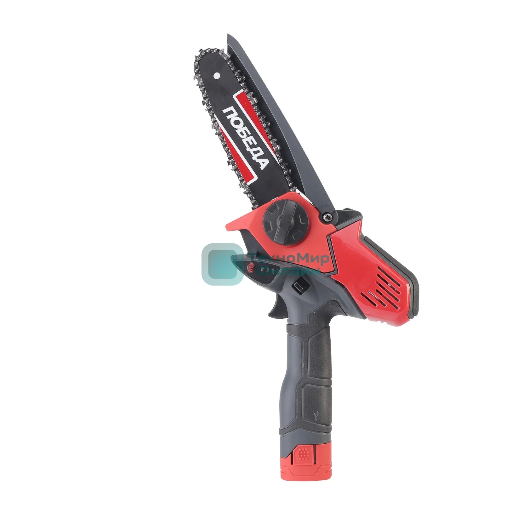Пила цепная аккумуляторная ПОБЕДА ПА 160 14,4В, с 1 акб 1,5Ач и зу, 6