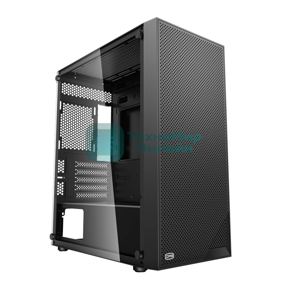 Компьютерный корпус PcCooler C3B310 BK черный без БП mATX 2xUSB3.0 audio bott PSU