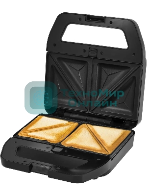 Вафельница Vitek VT-2626 850Вт черный/серебристый