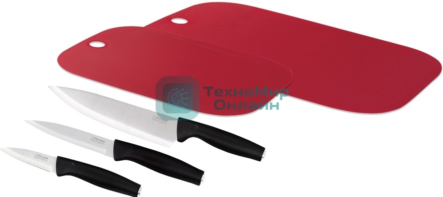 Набор ножей 3 шт + 2 разделочные доски Trumpf Rondell