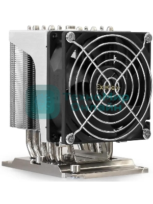 Кулер для процессора ExeGate ESNK-P0070APS4.PWM.4U.3647.Cu серебристый, 92 мм, алюминий/медь, 3800 об/мин, 44 дБ, 4 pin, 205 Вт, 125.5 мм