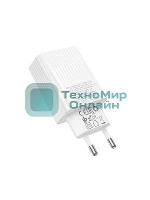 Сетевое зарядное устройство BOROFONE (6941991122880) BAS76A 1USB+1Type-C 3.0A QC3.0 PD 30W White