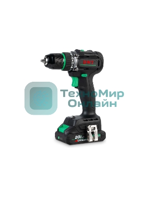 Дрель-шуруповерт DWT ABSP-20 DNF-2 BMC, 20 В, 2 Ач, 60 Нм, бесщеточный