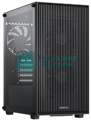 Компьютерный корпус XASTRA A307M 3BK Black mATX/Mesh/tempered glass/3x120мм PWM FC black fans/A307M-3FC12BK