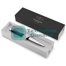 Ручка шариковая Parker Urban Core (CW2150858) Muted Black CT, M, черные чернила, подарочная коробка с европодвесом
