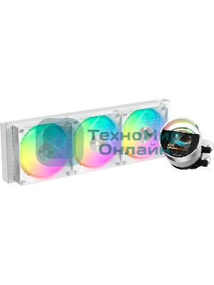 Система охлаждения Ocypus Sigma L36 WH ARGB, 360мм, LCD Pump 2.4