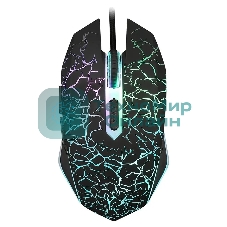 Мышь проводная Oklick 905G INVASION черный, 3200 dpi, USB, кнопки - 6