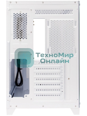 Компьютерный корпус 1STPLAYER MEGAVIEW MV8-TP белый/ATX/MV8-TP-WH