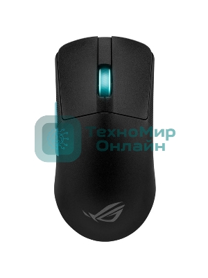 Мышь беспроводная/проводная ASUS ROG Harpe Ace Aim Lab Edition черный, 36000 dpi, радиоканал, Bluetooth, USB, кнопки - 5