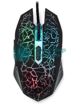 Мышь проводная Oklick 896G черный, 12800 dpi, USB, кнопки - 5