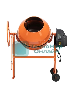 Бетоносмеситель Сибртех БСН-180П 700 Вт, 180 л, полиамидный венец, 23 об/мин