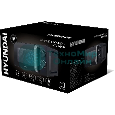 Микроволновая печь Hyundai HYM-M2052 черный, 20 л, 700 Вт, переключатели - поворотный механизм