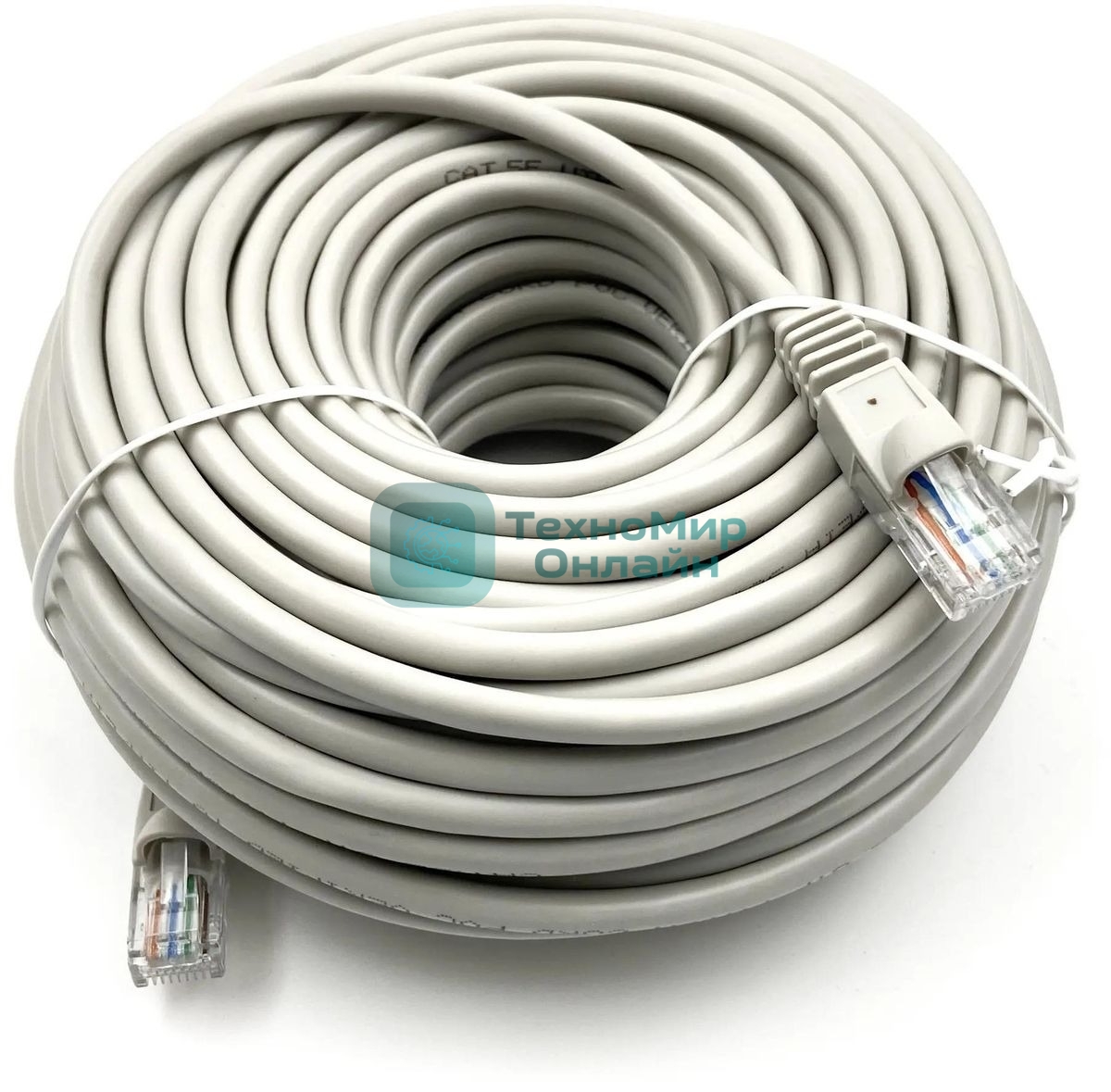 Патч-корд Buro UTP-5E-25M-G-LSZH серый UTP cat.5e RJ-45 (m)-RJ-45 (m) 25м