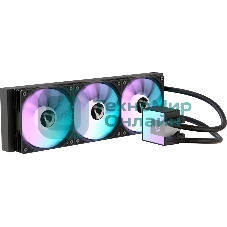 Кулер с водяным охлаждением Formula V Line ICE JET GLOW 360 BK, 360мм, 3x120мм, ARGB fans, LGA115X/1200/1700/1851, AM4/AM5