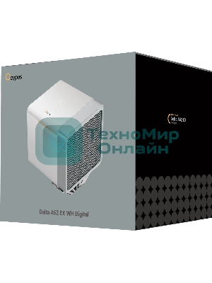 Кулер для процессора Ocypus Delta A62 EX WH Digital, 2x120мм ARGB FAN, Top Display Panel, 6 HEAT PIPES, 4-PIN PWM, 600-1800 RPM, 31DBA, HYDRO BEARING, LGA115X/1200/1700/18XX, AM4/AM5