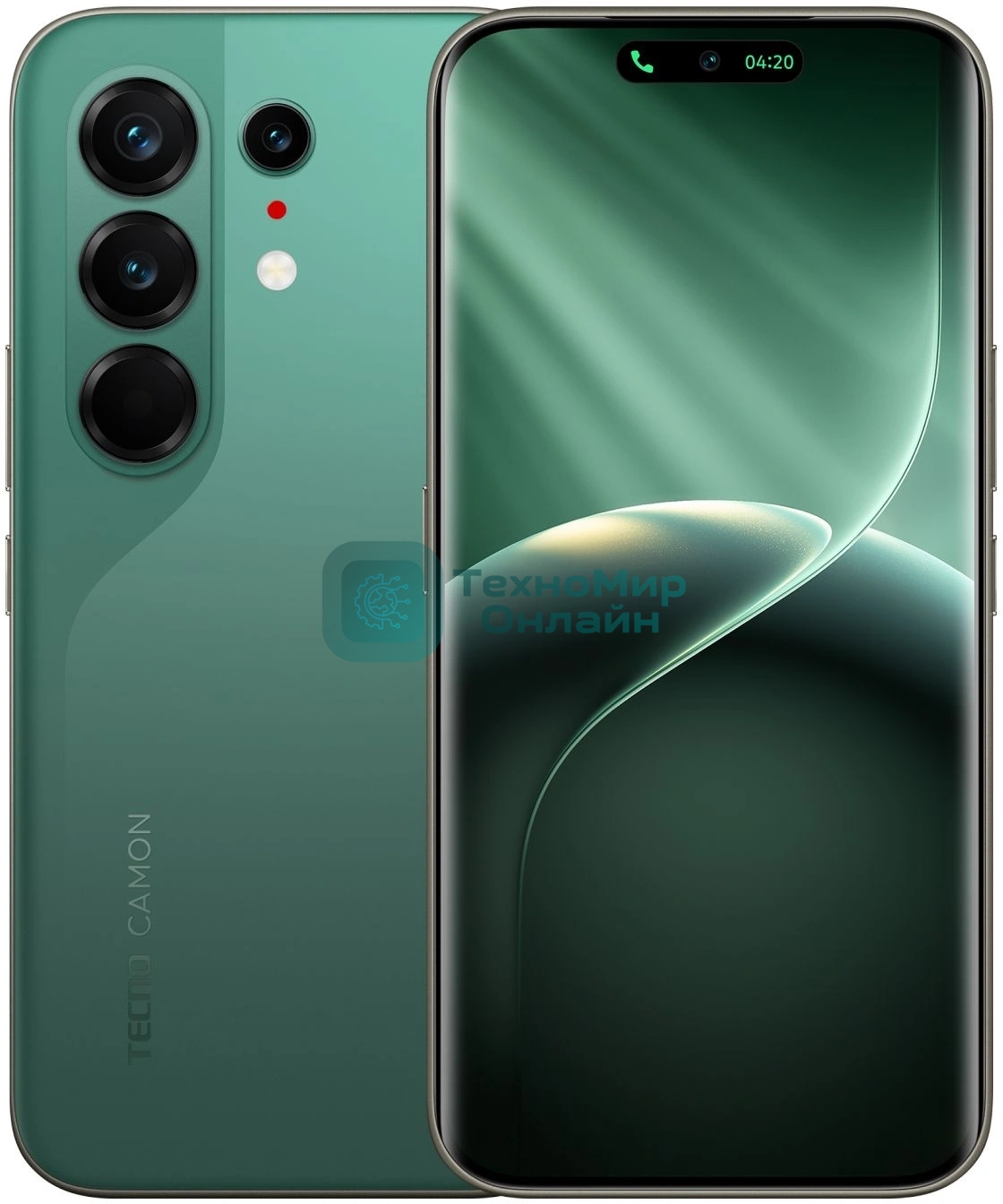 Смартфон Tecno Camon 50 Ultra 5G 256Gb 8Gb зеленый моноблок 3G 4G 2Sim 6.78