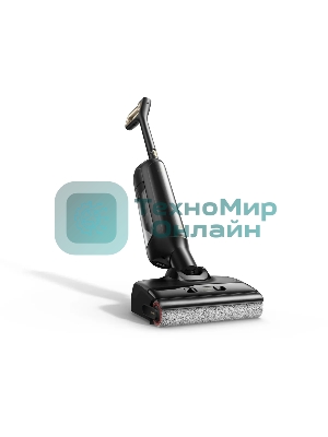 Пылесос вертикальный моющий Trouver M10 Pro черный, питание от аккумулятора, 300 Вт, уборка сухая/влажная/сбор воды, пылесборник 0.7 л