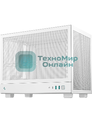 Компьютерный корпус Deepcool CH160 MESH WH без БП, белый, MINI-ITX