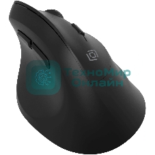 Мышь беспроводная Oklick 688MW ERGO черный, 2400 dpi, радиоканал, Bluetooth, USB, кнопки - 6