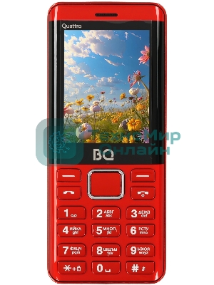 Мобильный телефон BQ 2453 Quattro красный