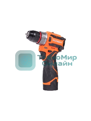 Дрель-шуруповерт Patriot BR 467, 16,8 В, 2 Ач, 70 Нм, бесщеточный