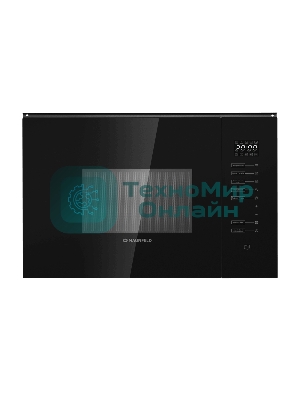 Встраиваемая микроволновая печь Maunfeld MBMO925SGb09 черный, 25 л, 1450 Вт, переключатели -сенсор