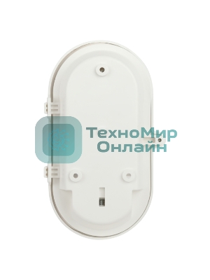 Светильник ЭРА НБП 01-60-002 с решеткой Евро пластик/стекло IP53 E27 max 60Вт 184х115х90 овал белый