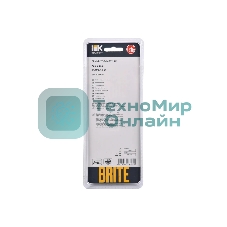 Рамка 3-местная IEK BRITE РУ-3-2-БрД стекло дымчатый