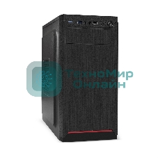 Компьютерный корпус Minitower ExeGate BAA-114U2-UNS450 (mATX, БП UNS450 с вент. 12см, 1хUSB+2хUSB 3.0, аудио, черный)