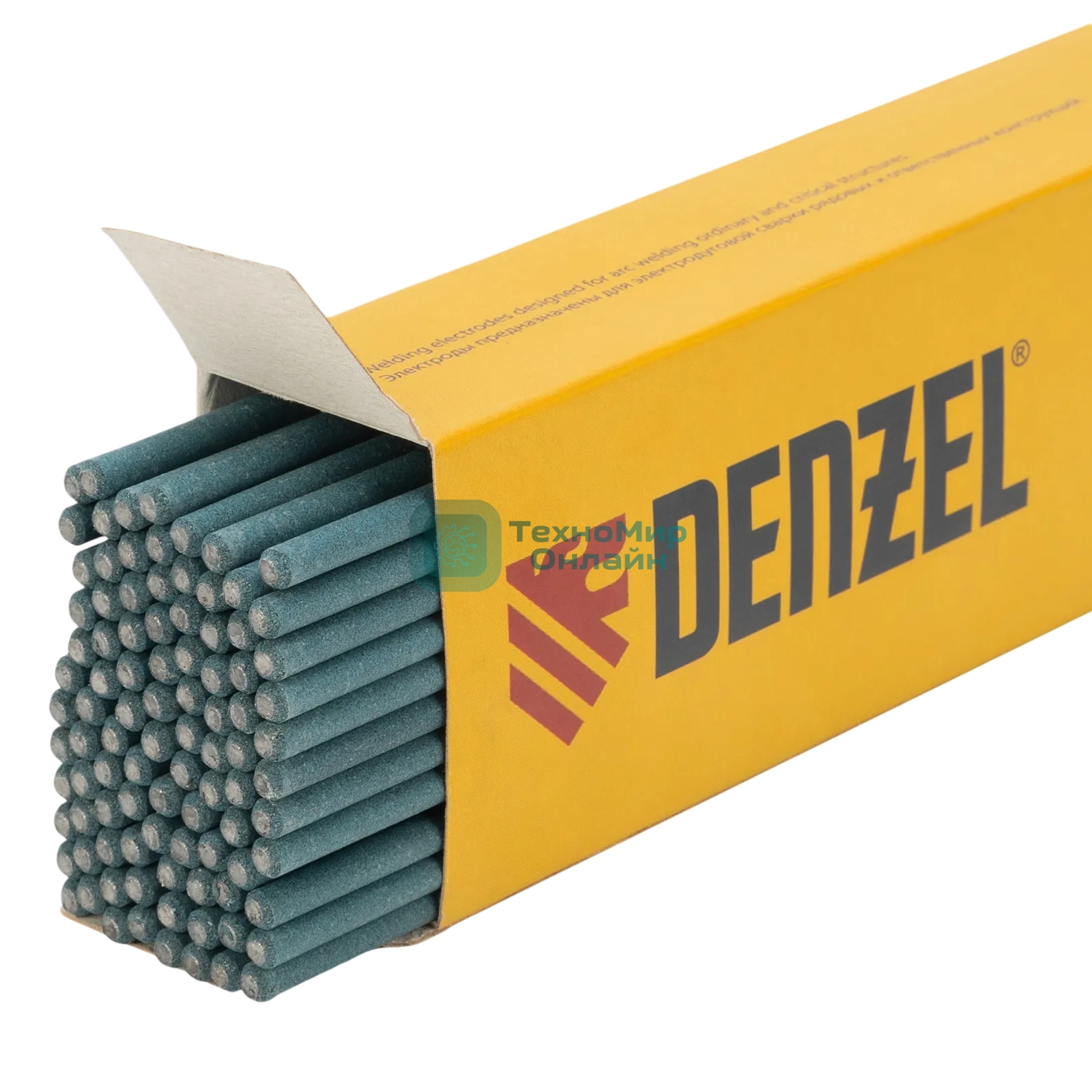 Электроды Denzel DER-3, диам. 3 мм, 2,5 кг., рутиловое покрытие