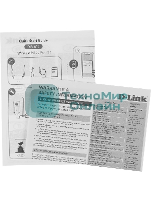 Роутер беспроводной D-Link DIR-615/Z1A 10/100BASE-TX
