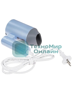 Фен Centek CT-2203 синий, 1600 Вт, компактный, ионизация