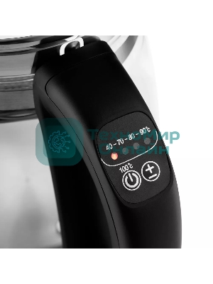 Чайник электрический Kitfort KT-6119 1.7л. 2200Вт прозрачный (корпус: стекло)