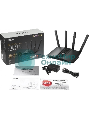 Роутер беспроводной Asus RT-BE58U BE3600 100/1000/2500BASE-T черный