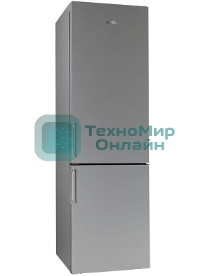 Холодильник Stinol STN 200 G, серебристый двухкамерный 249/75л морозилка снизу, No Frost